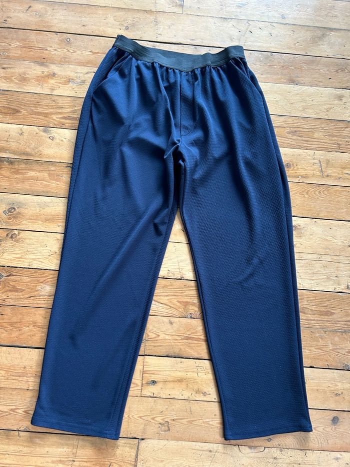 Pantalon confortable marine gaufré 48 Tissaia - photo numéro 2