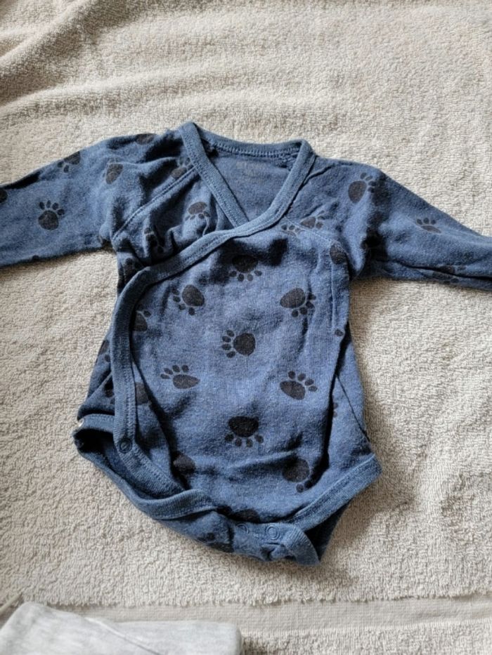 Lot de 7 bodies manches longues 1 mois garçon - photo numéro 3