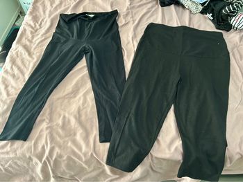 Lot 2 leggings courts grossesse