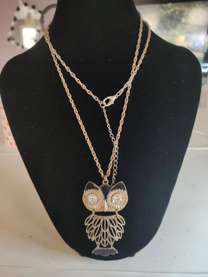 Sautoir chouette articulée