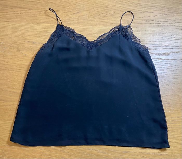 Zara Caraco Débardeur noir Taille L/40 - photo numéro 7