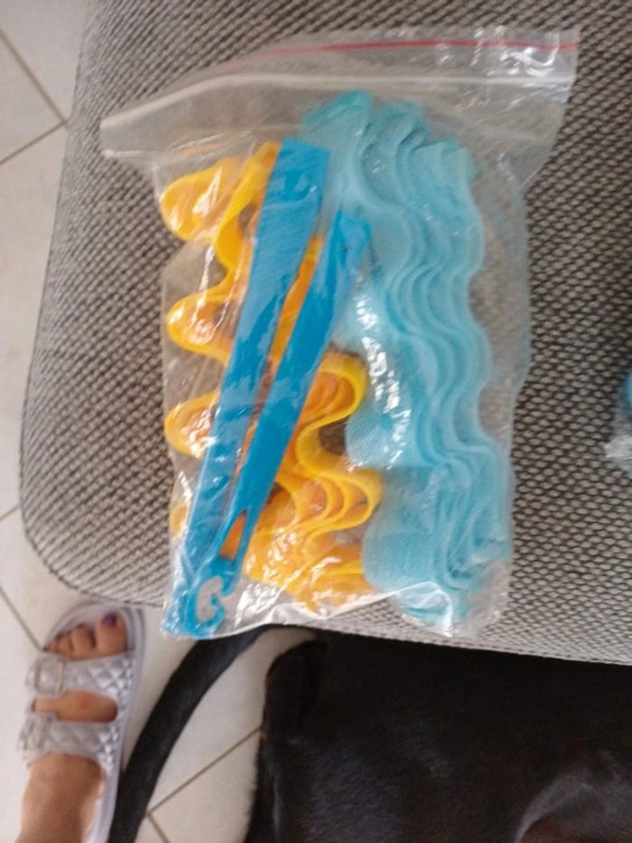 Lot de 36 bigoudis spirales sans chaleur 30cm - photo numéro 3