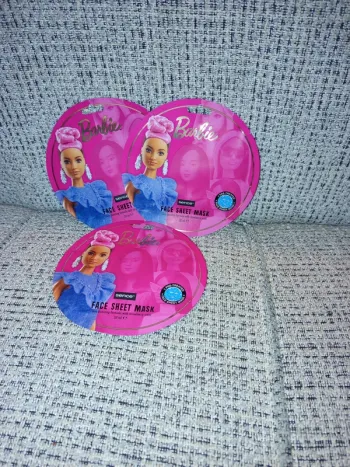 Lot de 3 masques visage Barbie