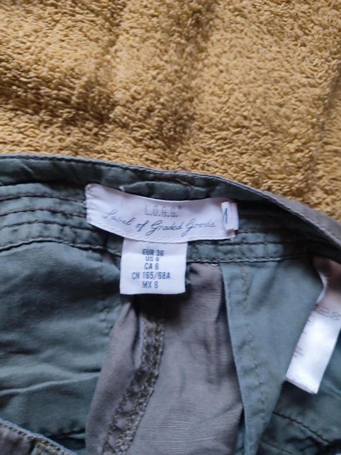 Pantalon en toile kaki LOGG de H&M - photo numéro 5