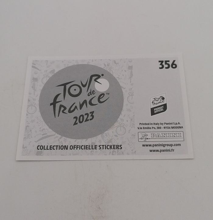 Panini Tour de France 2023 sticker N° 356. - photo numéro 4