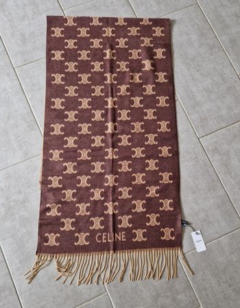 Écharpe Céline  chocolat