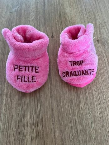 Chausson bébé fille