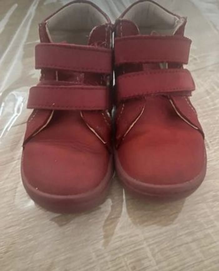 Chaussure kickers Taille 24 ~ bordeaux /doré - photo numéro 6