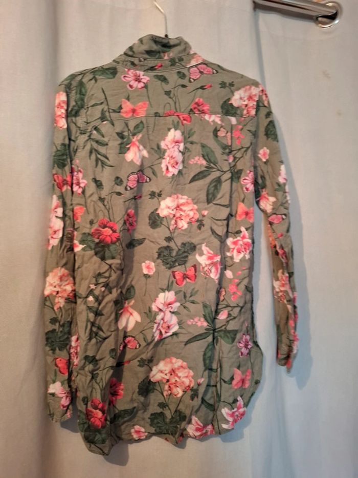 Magnifique chemise fleurie fille 12 ans - photo numéro 3
