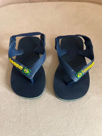 Tongs Baby bleu marine taille 21 - Havaïanas