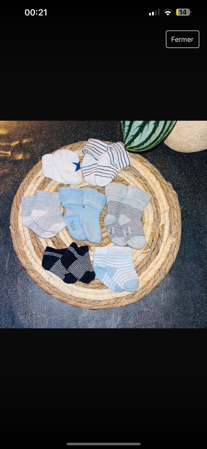 Lot de chaussettes bébé garçon