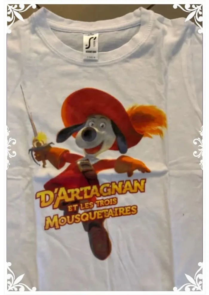 T-shirt blanc régent kids taille 6 ans enfant fille - photo numéro 3