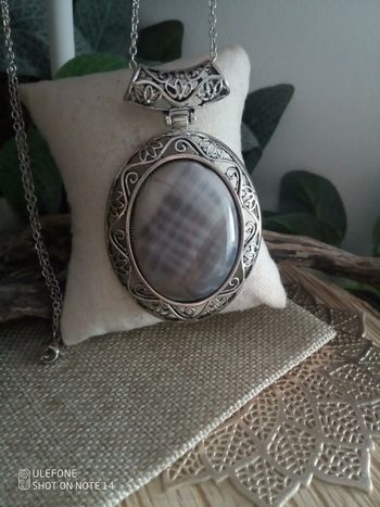 Collier pierre naturelle d'agate