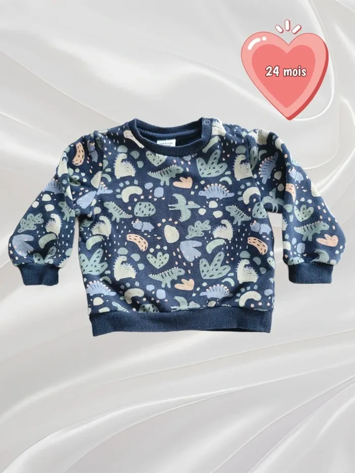 Pull sweat garçon 23 mois