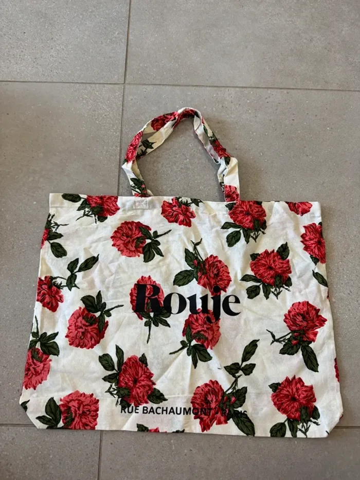 Tote bag Rouje, très bon état, 49*38cm - photo numéro 2