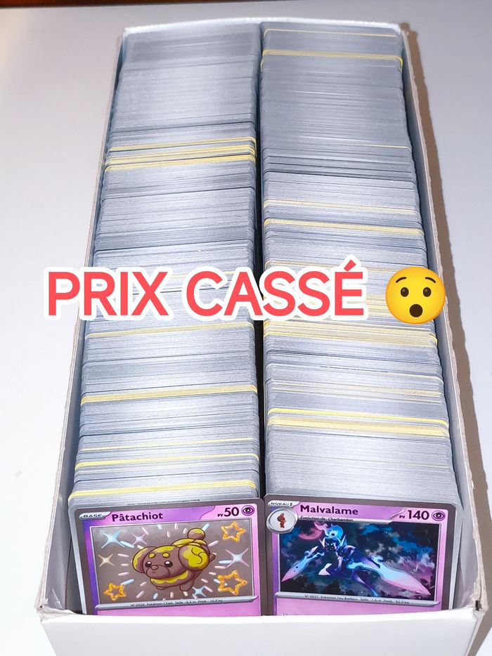 100 cartes Pokémon FR