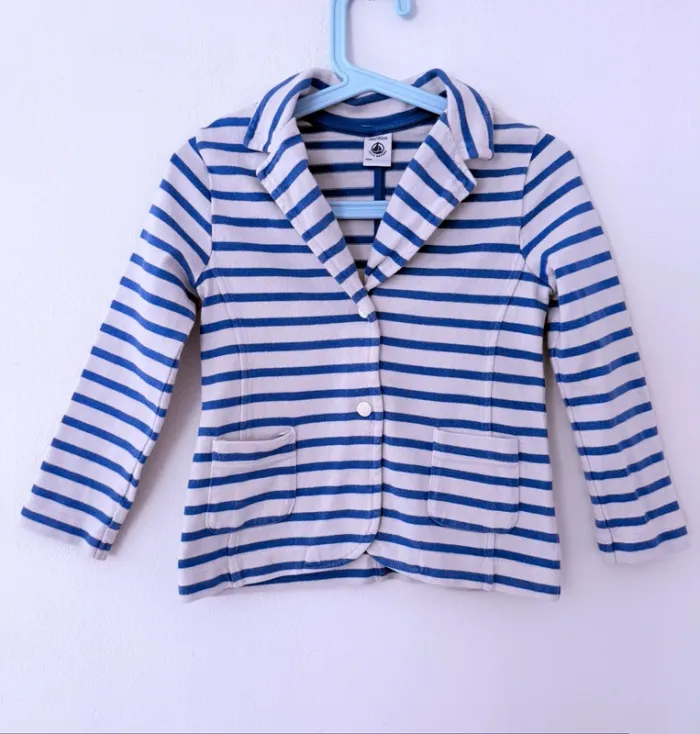 Petit Bateau - Veste Marinière mi saison Taille 4 ans/104 cm