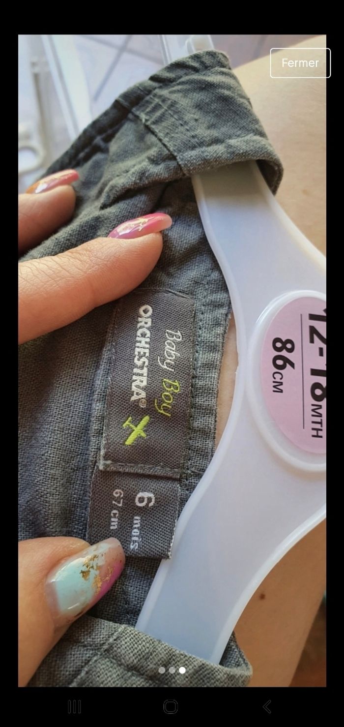 Petit gilet gris - photo numéro 3