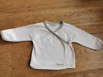 Brassière coton blanc noukie's 3mois