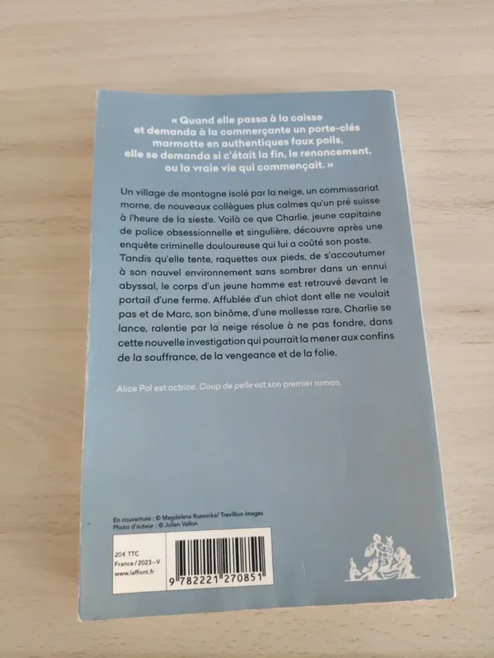 Livre grand format coup de pelle Alice Pol thriller - photo numéro 6