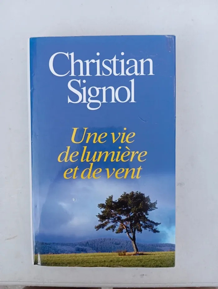 Livre Une vie de lumière et de vent