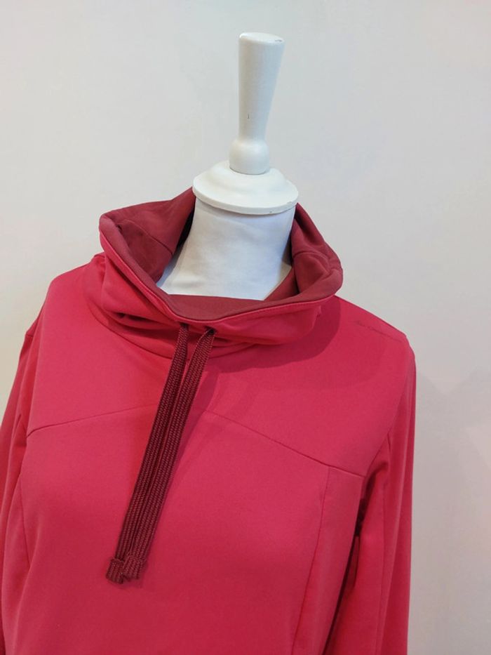 Sweat-shirt chaud hiver col roulé quechua femme taille L - photo numéro 4