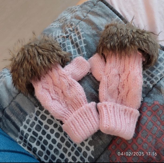 Mitaines en laine femme