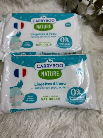 Lot de 4 paquets de lingette Carryboo