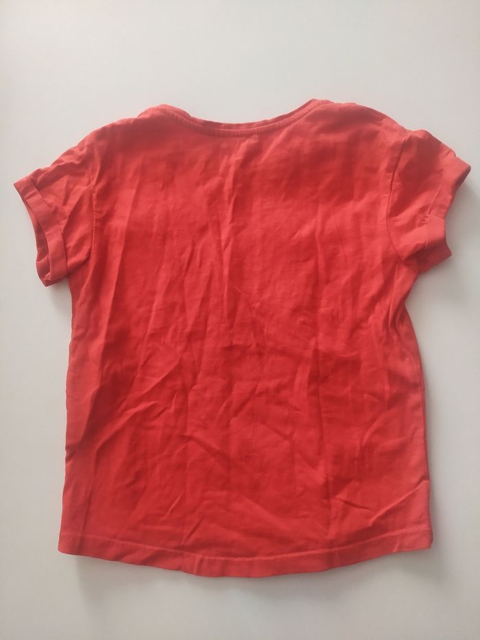 Tee shirt rouge Okaïdi 6ans - photo numéro 4