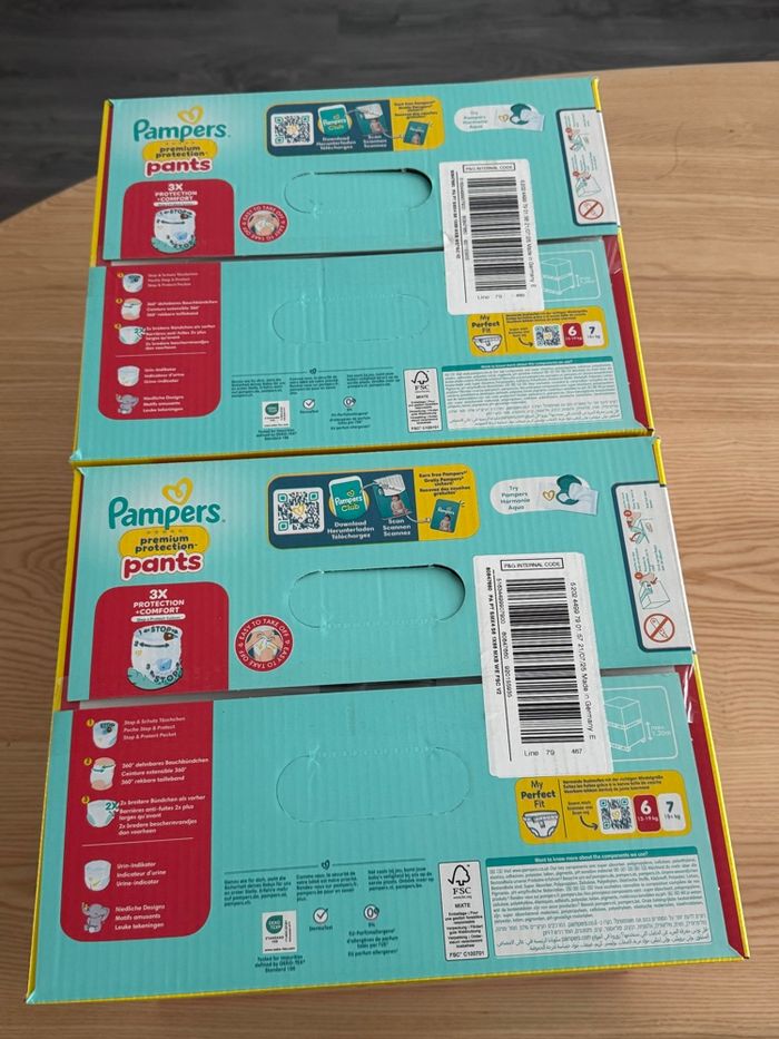 Couches Pampers pants premium taille 6