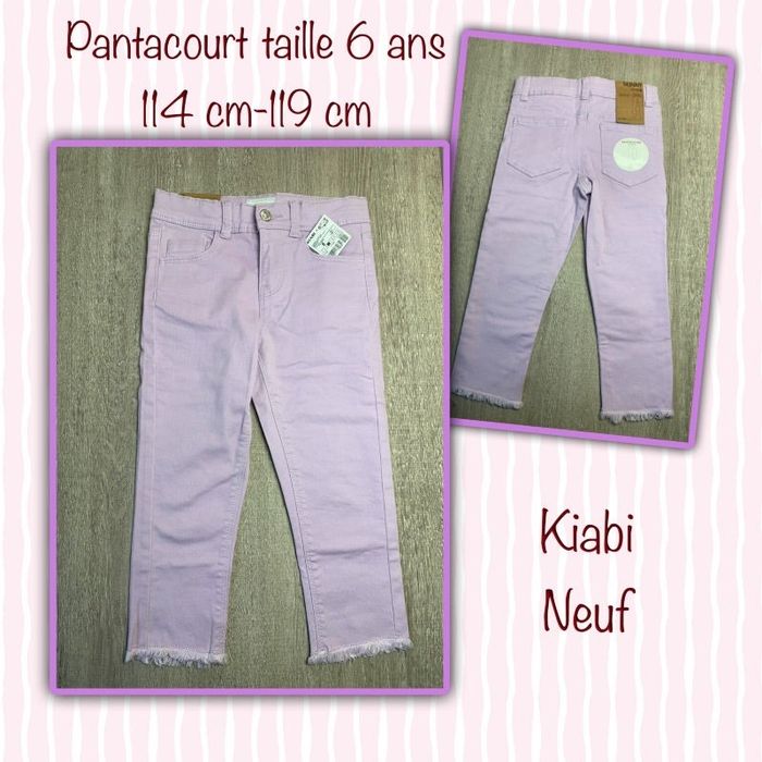 Pantacourt skinny - taille 6 ans - 114cm-119cm- Neuf