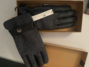 Gants cuir/tissu Bonobo neufs jamais portés