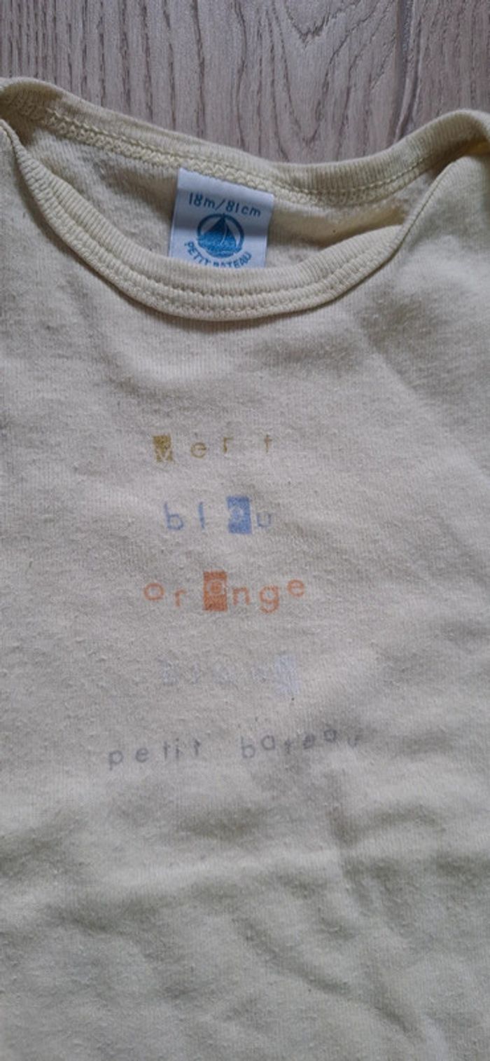 T-shirt 18mois Petit Bateau 🚢 - photo numéro 2