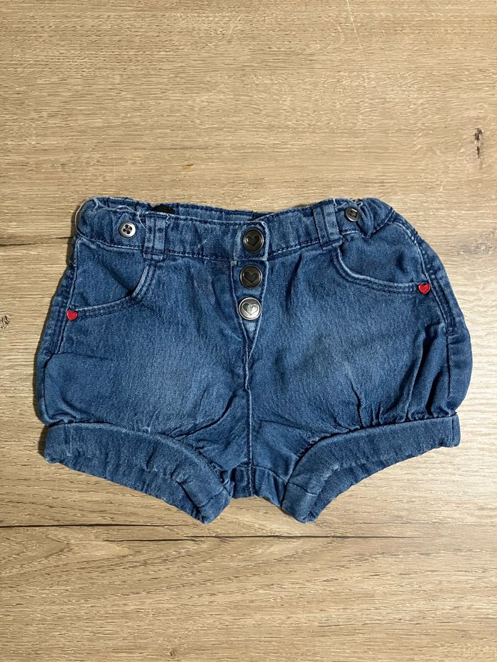 Lot shorts en jeans 6 mois - photo numéro 6