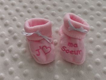 Petit chaussons rose