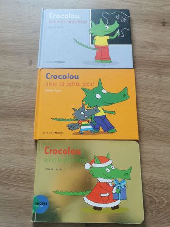 Lot de 3 Crocolou. Ophélie Texier