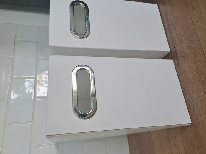 2 boîtes de rangement pliantes en carton blanc - photo numéro 3