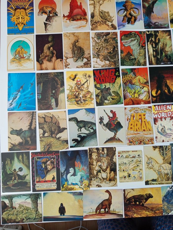Lot cartes lost worlds by william stout - photo numéro 3