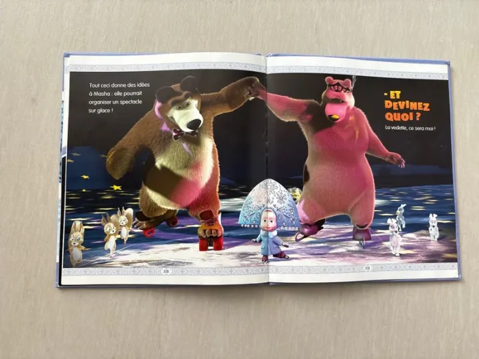 Masha et Michka. Masha fait du patin à glace - photo numéro 5