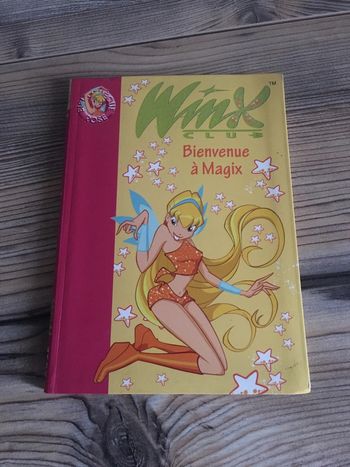 Livre bibliothèque rose Winx bienvenue à Magix
