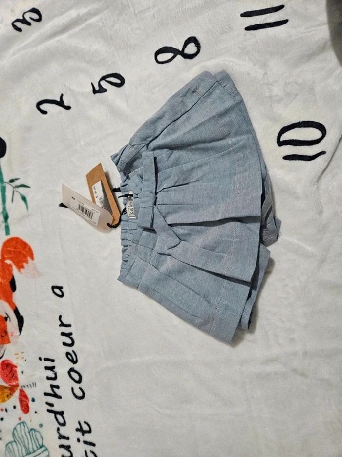 Jupe short ciel Jean Bourget - photo numéro 2