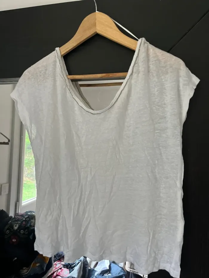 Blouse 100% lin camaïeu