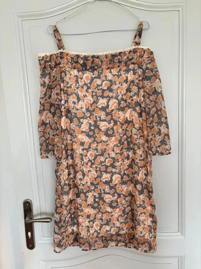Robe cop copine épaules dénudées T38