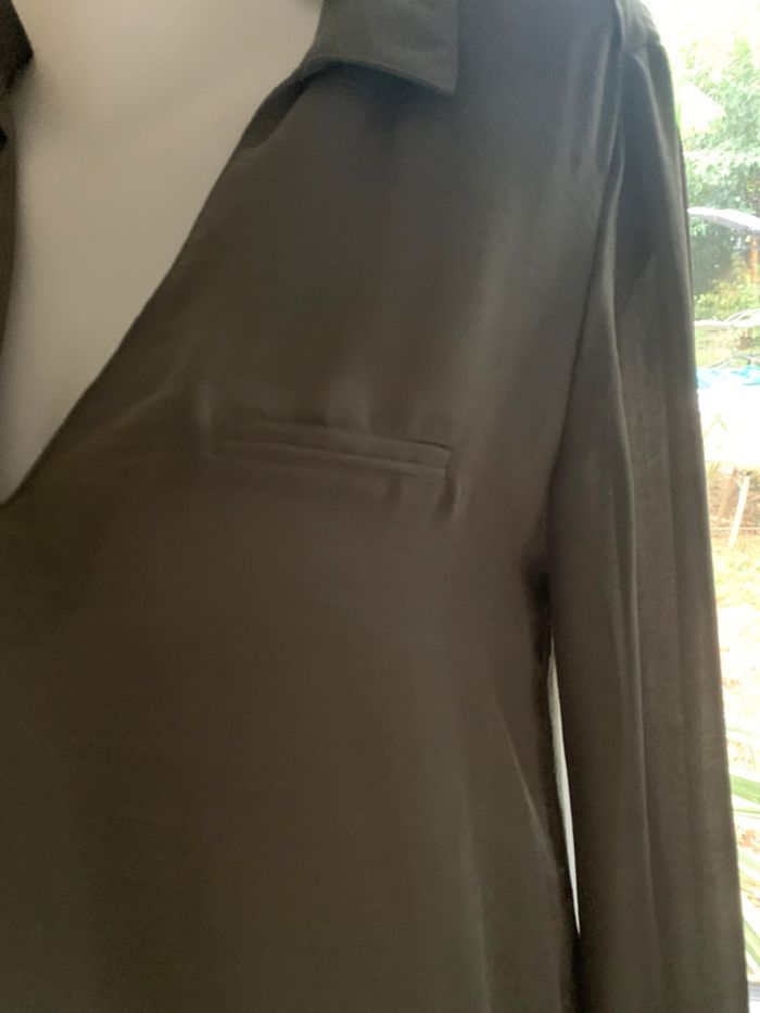 Blouse Bonobo kaki taille 38 manches longues - photo numéro 5