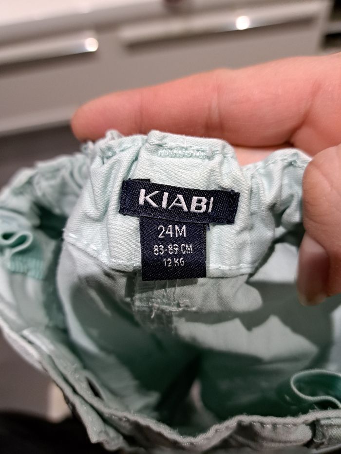 Short 24 mois couleur menthe claire kiabi - photo numéro 3