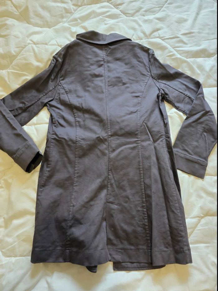 🌟 Trench grise à bouton BnK femme - Taille 40 - - photo numéro 2
