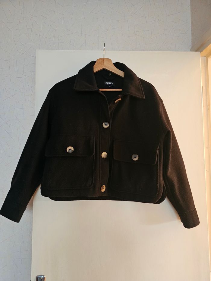 Veste courte noir ONLY - photo numéro 2
