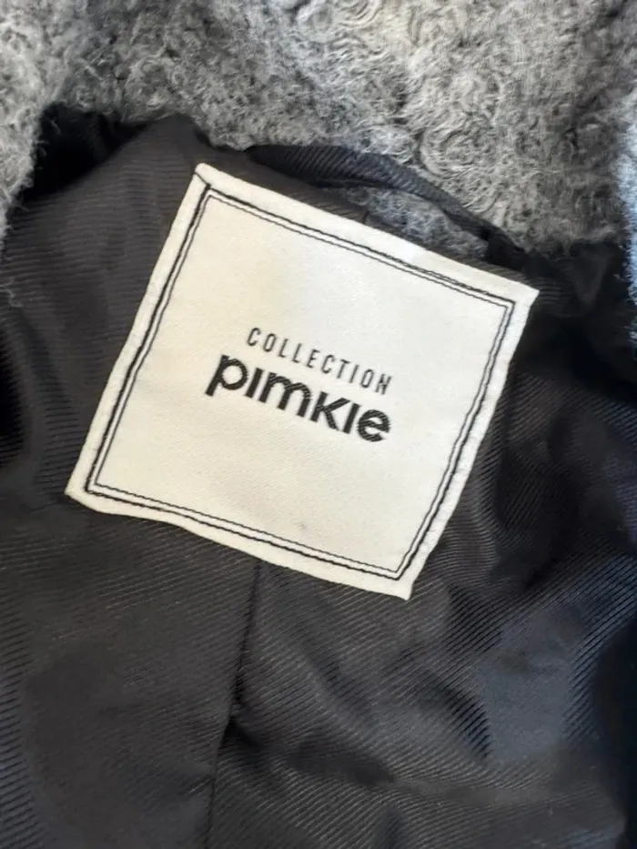 Long manteau gris Pimkie, très bon état, taille S - photo numéro 2