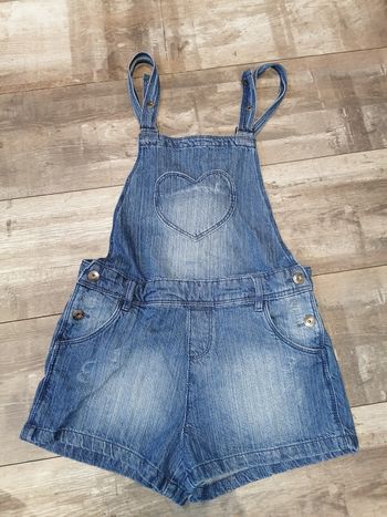 Salopette short 12 ans