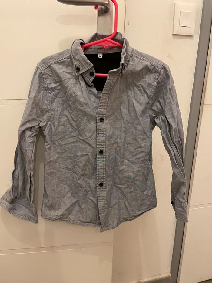Chemise 5 ans manches longues